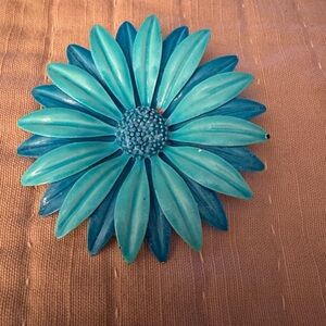 Blue Flower Brooch